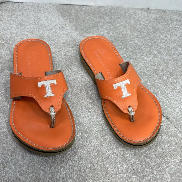 University Of Tennessee Southern Soles Size 7 Womans Sandals - Picture 3 of 5